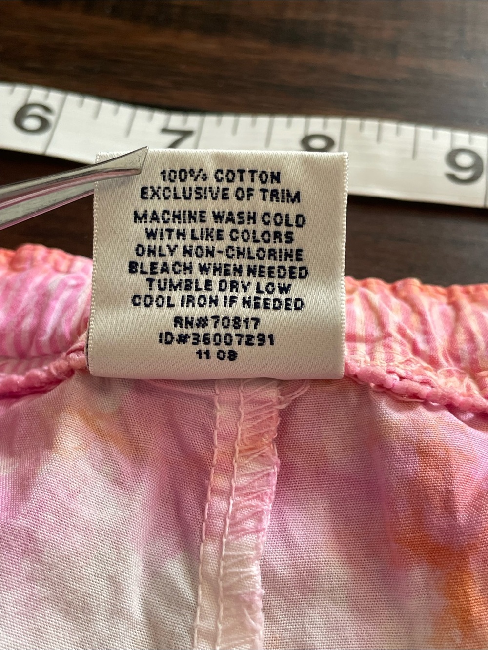 PINK Victoria's Secret Y2K Tie Dye Cotton Sleep Shorts - Picture 8 of 8